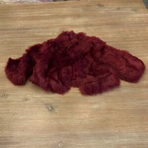 JANIE and JACK Girls’ Festive Faux Fur Jacket